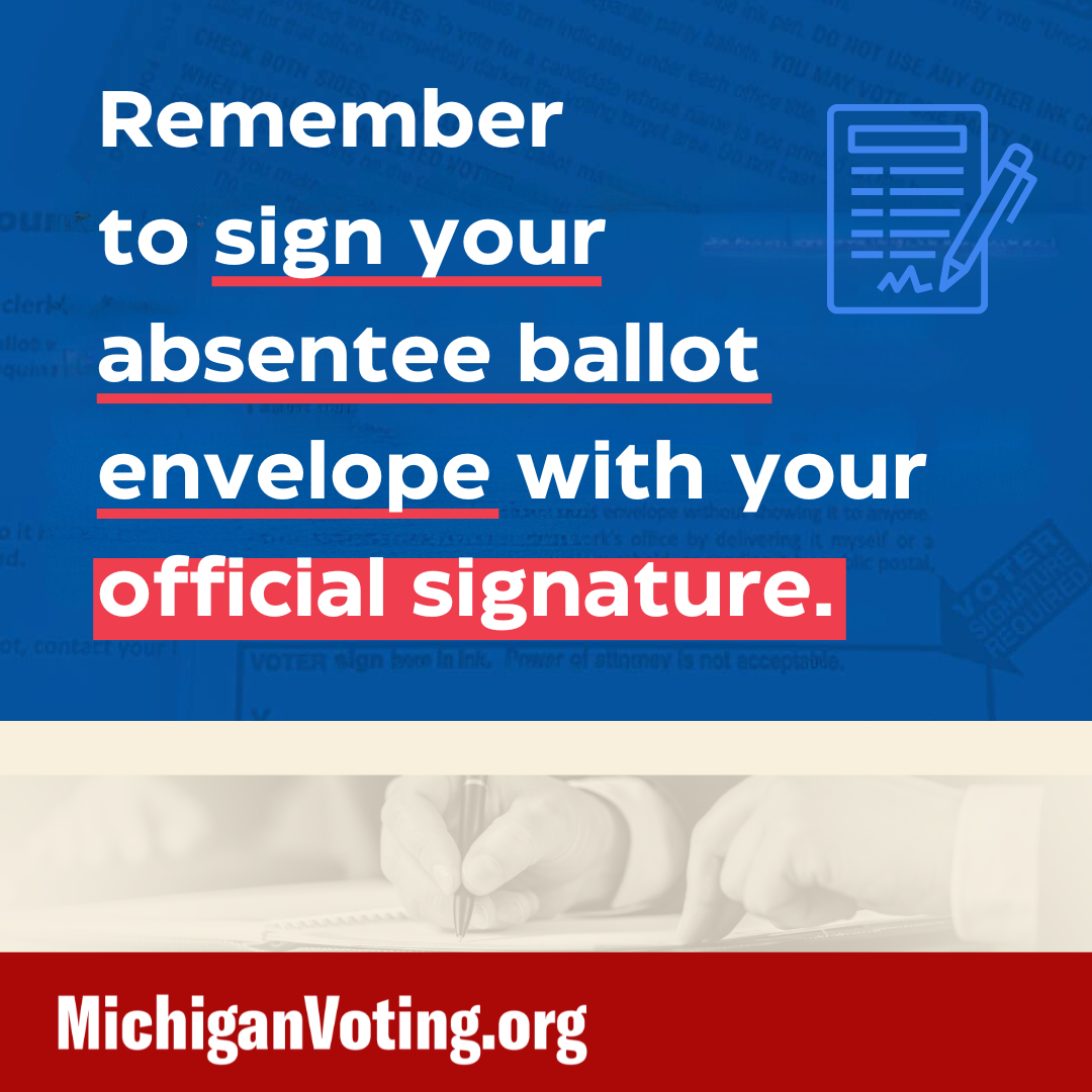 Make sure your absentee ballot is received by the deadline! | MyLO
